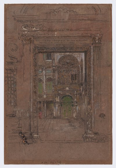 聖ヨハネの使徒と福音者 作： James Abbott McNeill Whistler