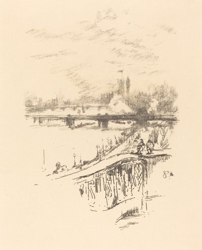 サヴォイ鳩、1896 年。 作： James Abbott McNeill Whistler