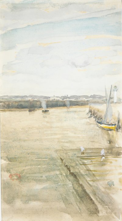 マージーのシーン。 作： James Abbott McNeill Whistler