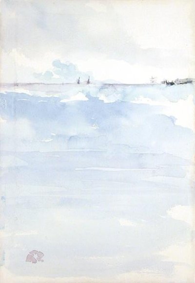 海景（水彩・紙 作： James Abbott McNeill Whistler