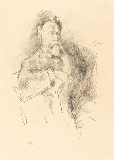 ウィリアム・E・ヘンリーのスケッチ、1896年。 作： James Abbott McNeill Whistler