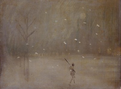 「吹雪：ノクターン」、1854-1903 作： James Abbott McNeill Whistler