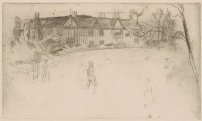 スピーク・ホール、1875年 作： James Abbott McNeill Whistler