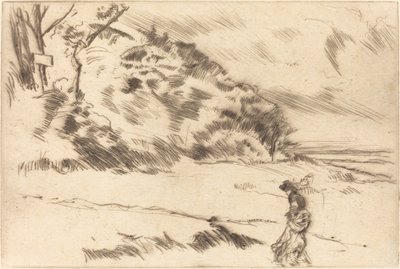 スピークショア、c。 1875年。 作： James Abbott McNeill Whistler