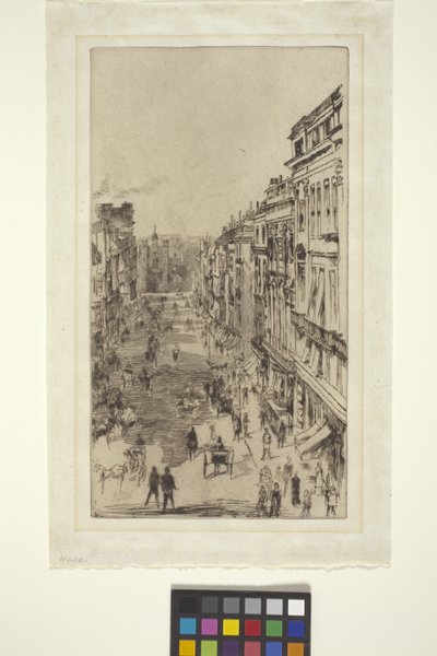 St. James Street (etsaus) 作： James Abbott McNeill Whistler
