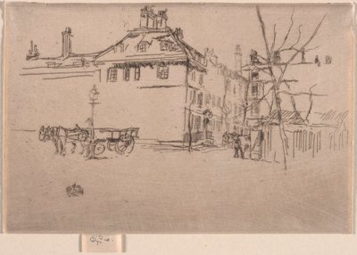 寺院、1886年。 作： James Abbott McNeill Whistler
