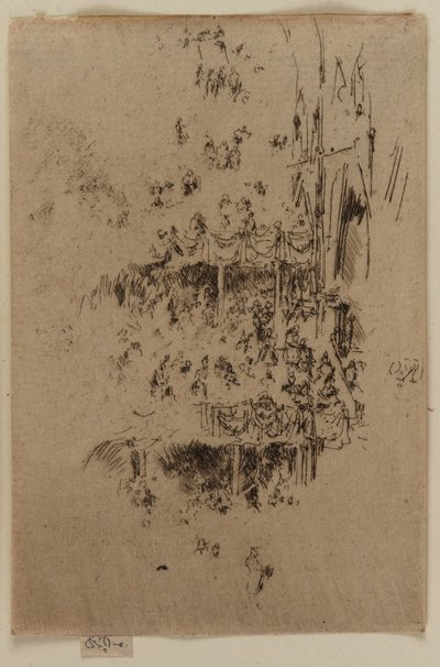 アビー・ジュビリー、1887年。 作： James Abbott McNeill Whistler