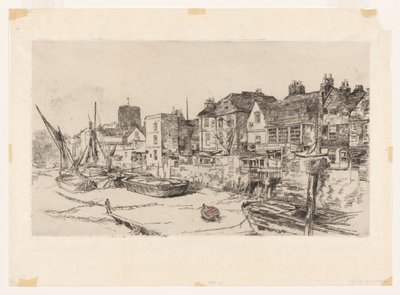 アダムとイブ」、オールド・チェルシー 作： James Abbott McNeill Whistler