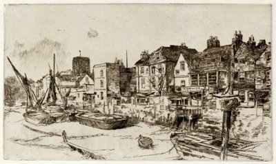 「アダムとイブ」オールドチェルシー 作： James Abbott McNeill Whistler