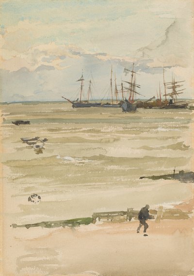 The Anchorage, 1882-1884. 作： James Abbott McNeill Whistler