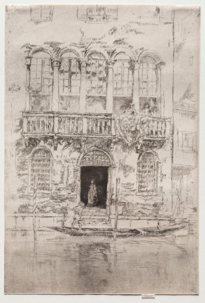 バルコニー。 作： James Abbott McNeill Whistler