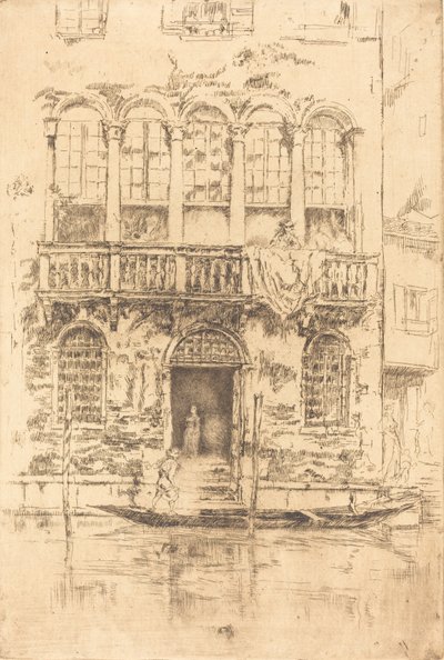 バルコニー、18791880。 作： James Abbott McNeill Whistler