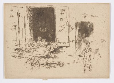 バロー-ブリュッセル、マロール地区 作： James Abbott McNeill Whistler