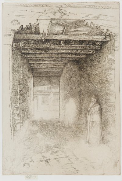 乞食、1879-1880。 作： James Abbott McNeill Whistler