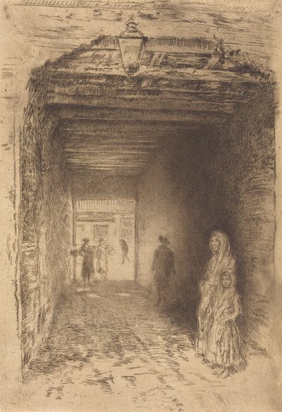 The Beggars, 18791880」です。 作： James Abbott McNeill Whistler