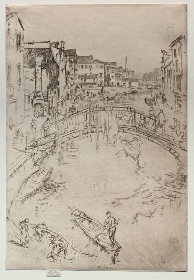 橋。 作： James Abbott McNeill Whistler
