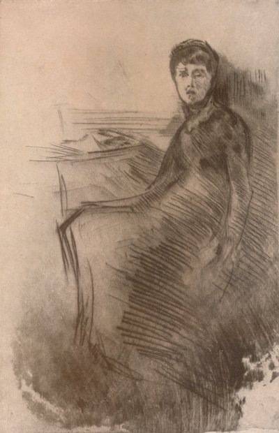 デスク、c1870、1904 作： James Abbott McNeill Whistler