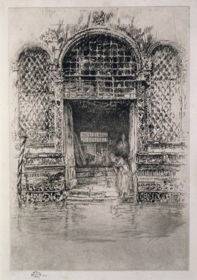 戸口、1879-80 作： James Abbott McNeill Whistler