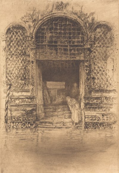 The Doorway』1880年。 作： James Abbott McNeill Whistler