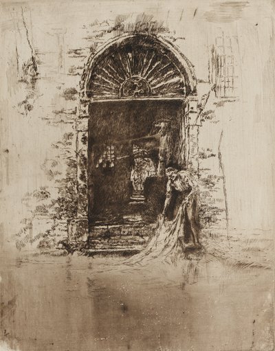 ダイアー、1879-1880。 作： James Abbott McNeill Whistler
