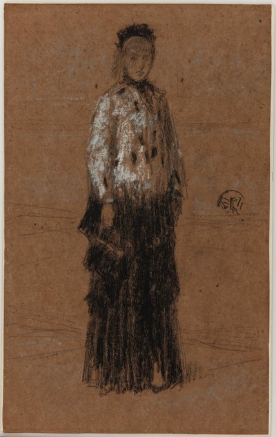 オコジョのコート、1870～1873年。 作： James Abbott McNeill Whistler