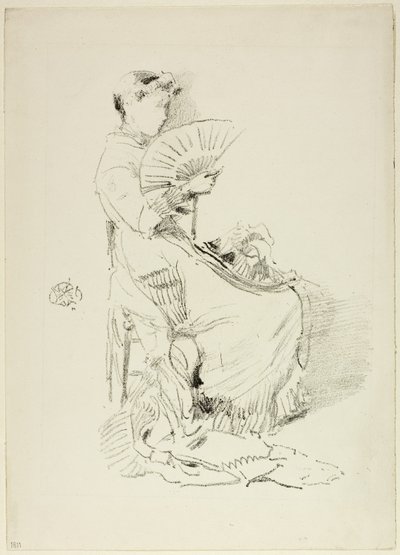 ファン、1879 作： James Abbott McNeill Whistler