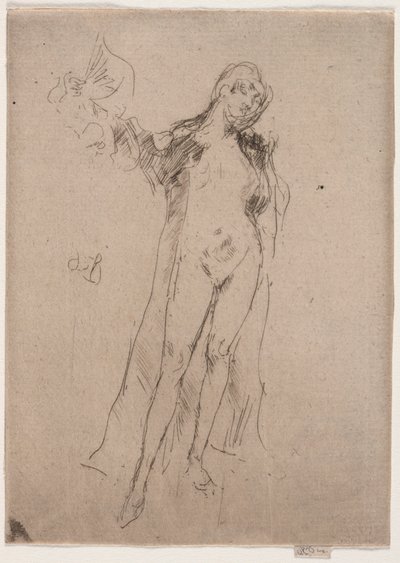 ファンのモデル番号3。 作： James Abbott McNeill Whistler