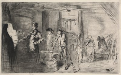 フォージ、1862。 作： James Abbott McNeill Whistler