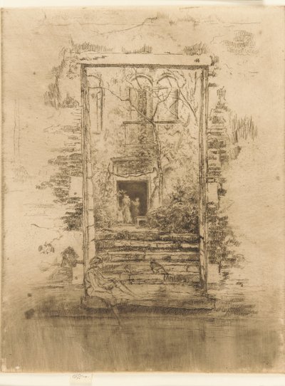 ザ・ガーデン、1879-1880 作： James Abbott McNeill Whistler