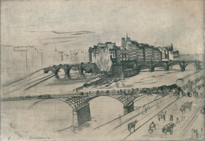 アイルドゥラシテ、パリ、1859年、1904年 作： James Abbott McNeill Whistler