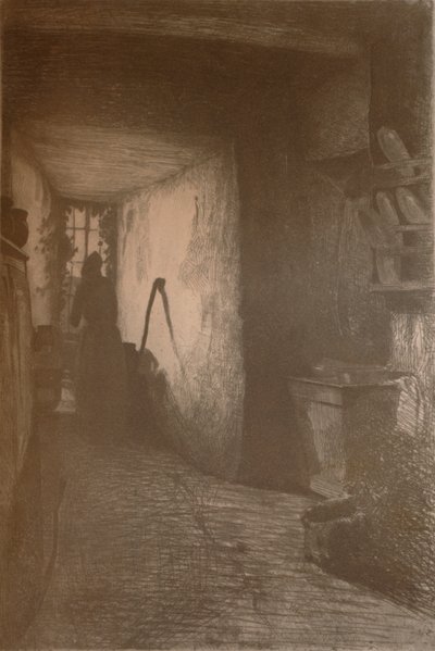 キッチン、1858、1904 作： James Abbott McNeill Whistler