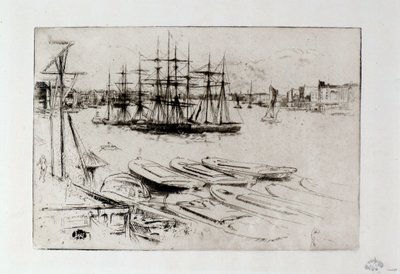 大きなプール 作： James Abbott McNeill Whistler