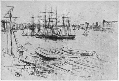 ラージプール、1879年1904年。 作： James Abbott McNeill Whistler