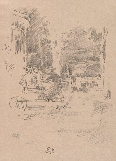 LitteCaféau Bois、1894年。 作： James Abbott McNeill Whistler