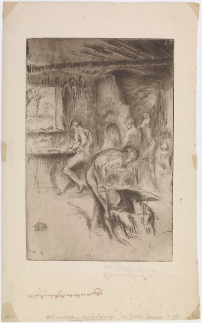 The Little Forge, Liverpool, 1875年。 作： James Abbott McNeill Whistler
