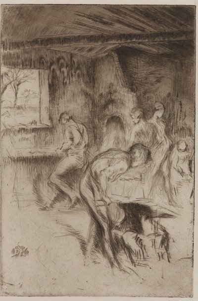 The Little Forge, Liverpool, 1875年。 作： James Abbott McNeill Whistler