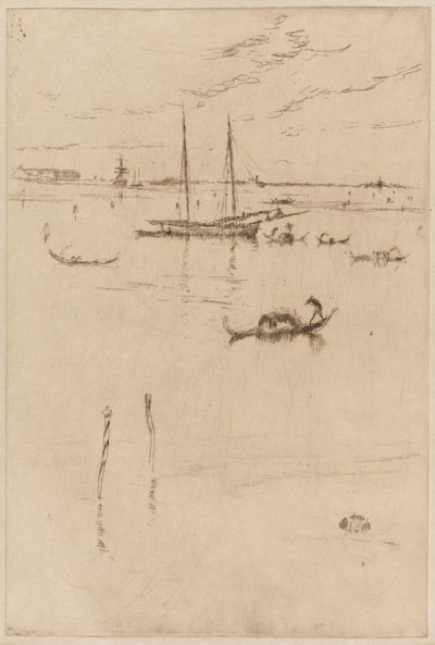 The Little Lagoon, 1879-1880. 作： James Abbott McNeill Whistler