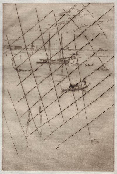 リトルラグーン、1880年。 作： James Abbott McNeill Whistler