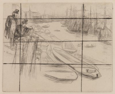 リトル・プール」（1861年）。 作： James Abbott McNeill Whistler