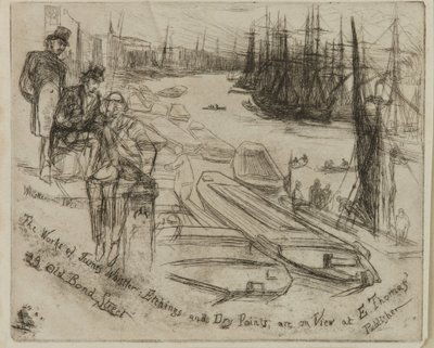 リトル・プール」（1861年）。 作： James Abbott McNeill Whistler