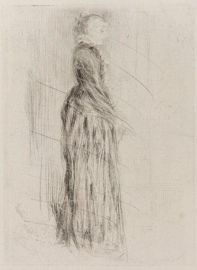 小さなベルベットドレス」1873年 作： James Abbott McNeill Whistler
