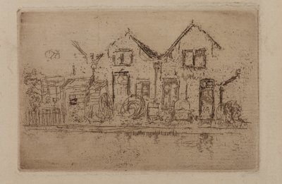 小さな車大工、1884 年。 作： James Abbott McNeill Whistler