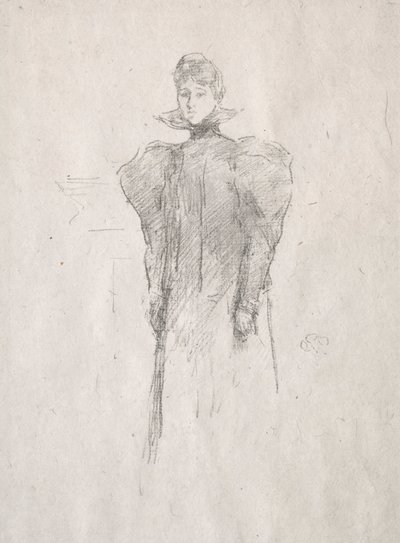 メディチ首輪。 作： James Abbott McNeill Whistler