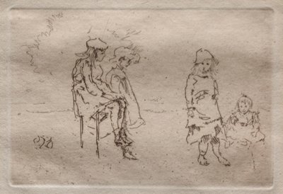 Menpesの子供。 作： James Abbott McNeill Whistler