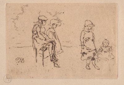 Menpesの子供。 作： James Abbott McNeill Whistler