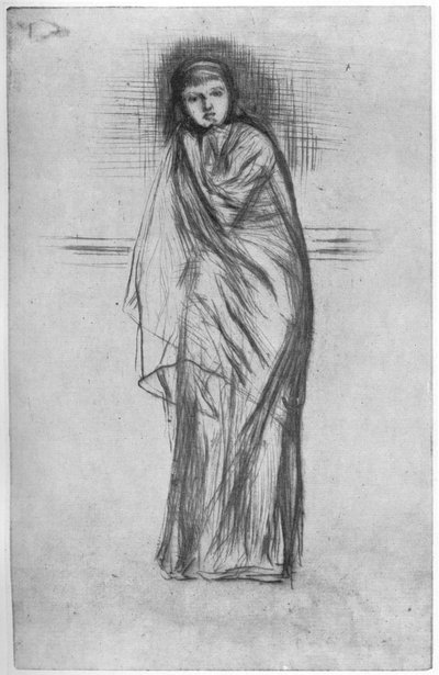 モデル休憩、19世紀1904。 作： James Abbott McNeill Whistler