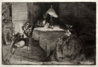 音楽室。 作： James Abbott McNeill Whistler