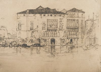 1879年から1880年までの宮殿の様子。 作： James Abbott McNeill Whistler