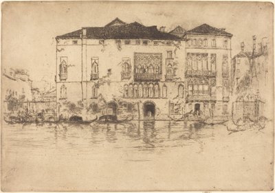 1880年の「The Palaces」。 作： James Abbott McNeill Whistler