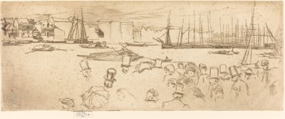 ペニーボート、1859年。 作： James Abbott McNeill Whistler